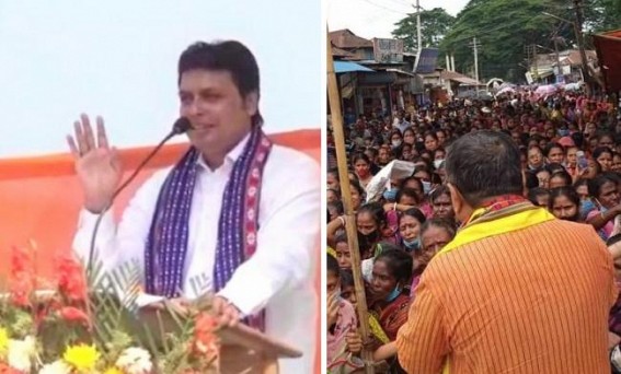 Why Chief Minister cum Health Minister Biplab Deb is silent over Law Minister's Law-Breakings amid Corona Pandemic ? Why Chief Minister cum Health Minister Biplab Deb is silent over Law Minister's Law-Breakings amid Corona Pandemic ?